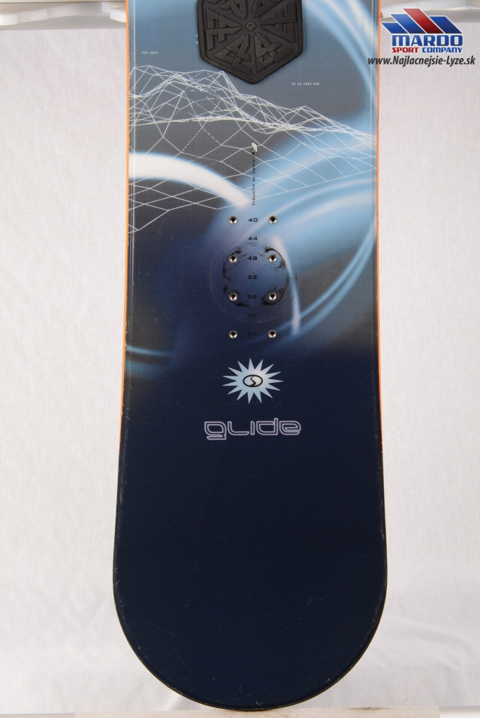 snowboard F2 GLIDE blue, WOODCORE, sidewall, CAMBER ( condition ) -