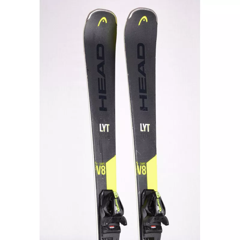 skis HEAD V-SHAPE V8 LYT 2020, woodcore, titan + Head PR11