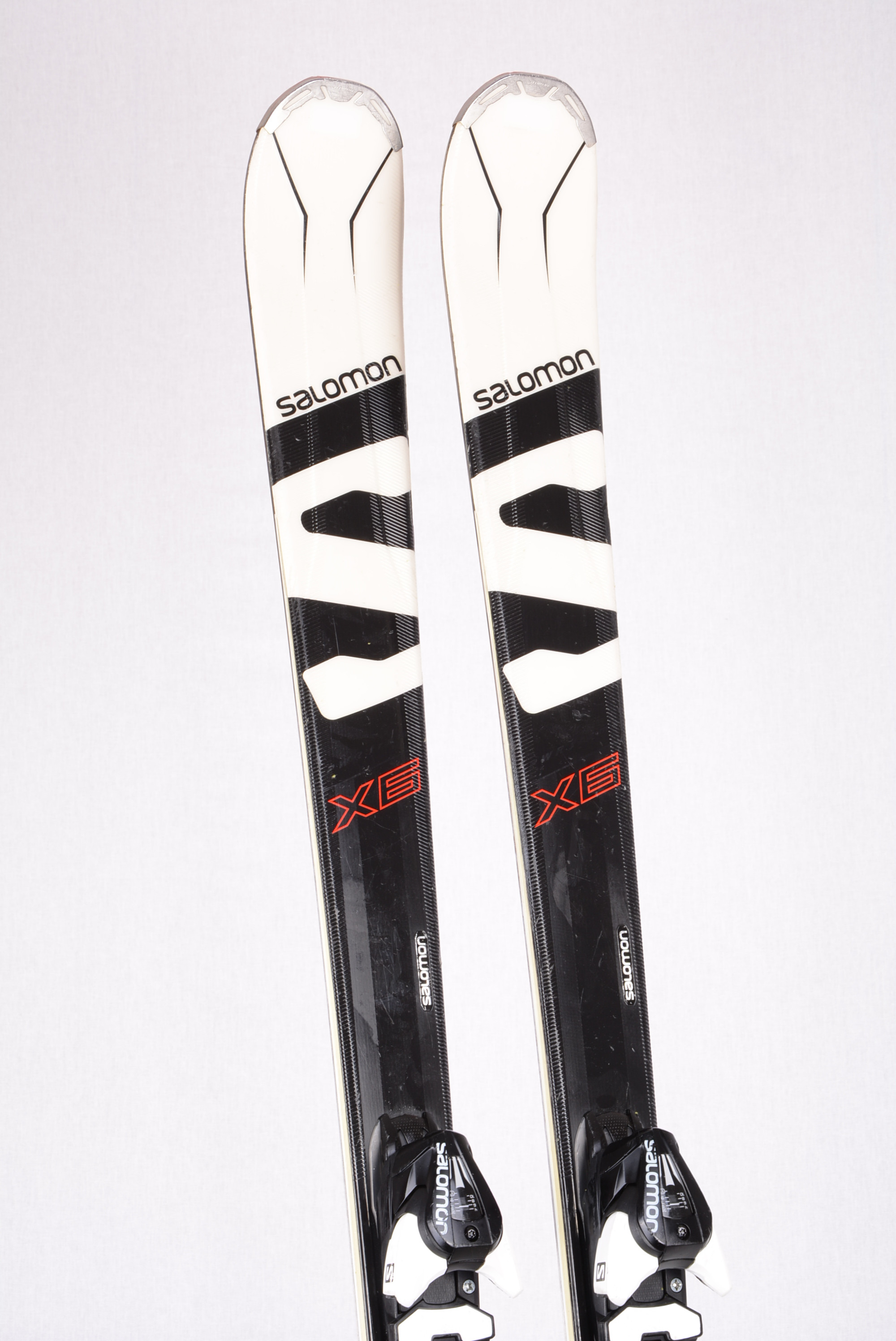 olie Zeebrasem Mysterieus skis SALOMON X-MAX X6, POWER frame, Woodcore, Black/red + Salomon Mercury  11 ( TOP condition ) - Mardosport.co.uk