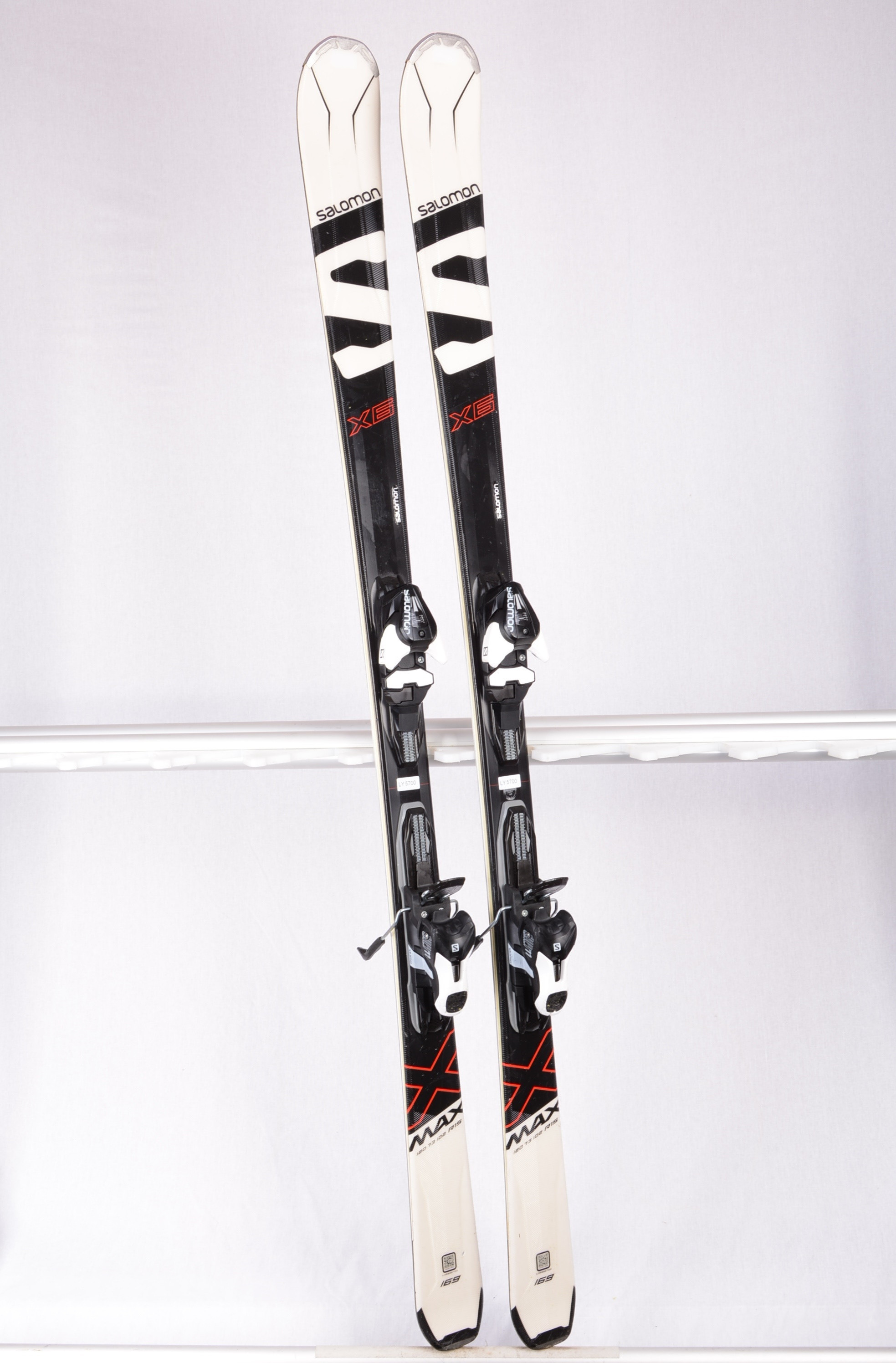 olie Zeebrasem Mysterieus skis SALOMON X-MAX X6, POWER frame, Woodcore, Black/red + Salomon Mercury  11 ( TOP condition ) - Mardosport.co.uk
