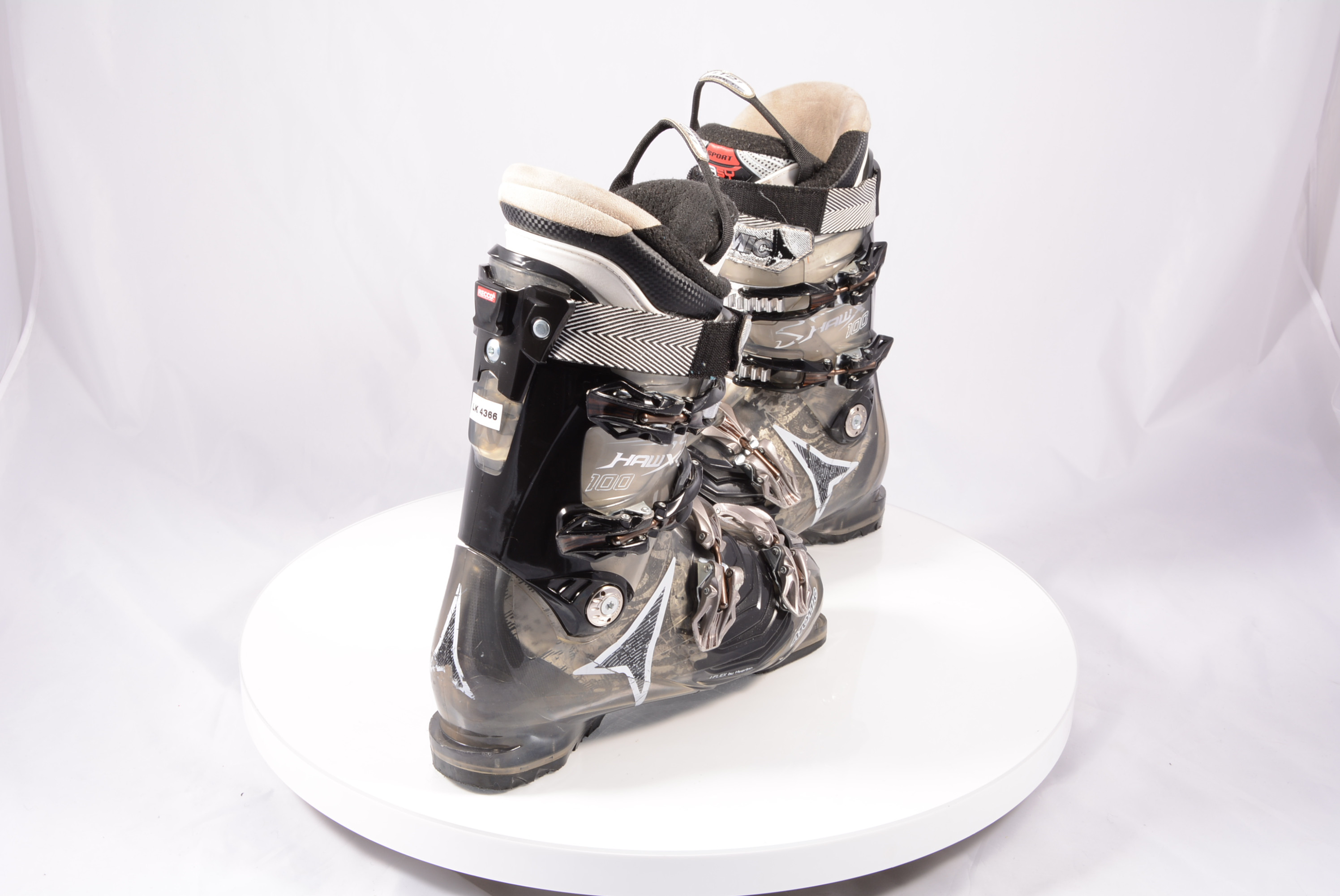 ski boots HAWX 100 GREY/trans, Thermal fit T2, Sport ASY, Anatomic Hi-perf fit, Canting, Recco, micro, - Mardosport.com