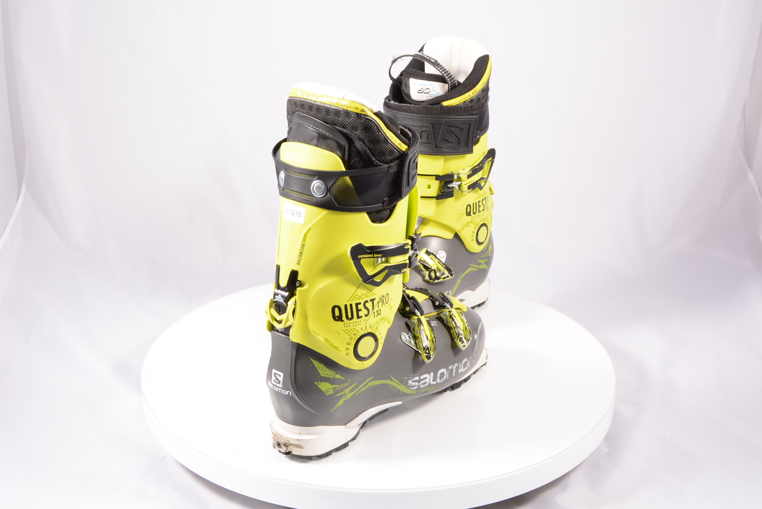 kit Instruere afslappet ski touring boots SALOMON QUEST PRO 130, TLT, SKI/WALK ( TOP condition ) -  Mardosport.com