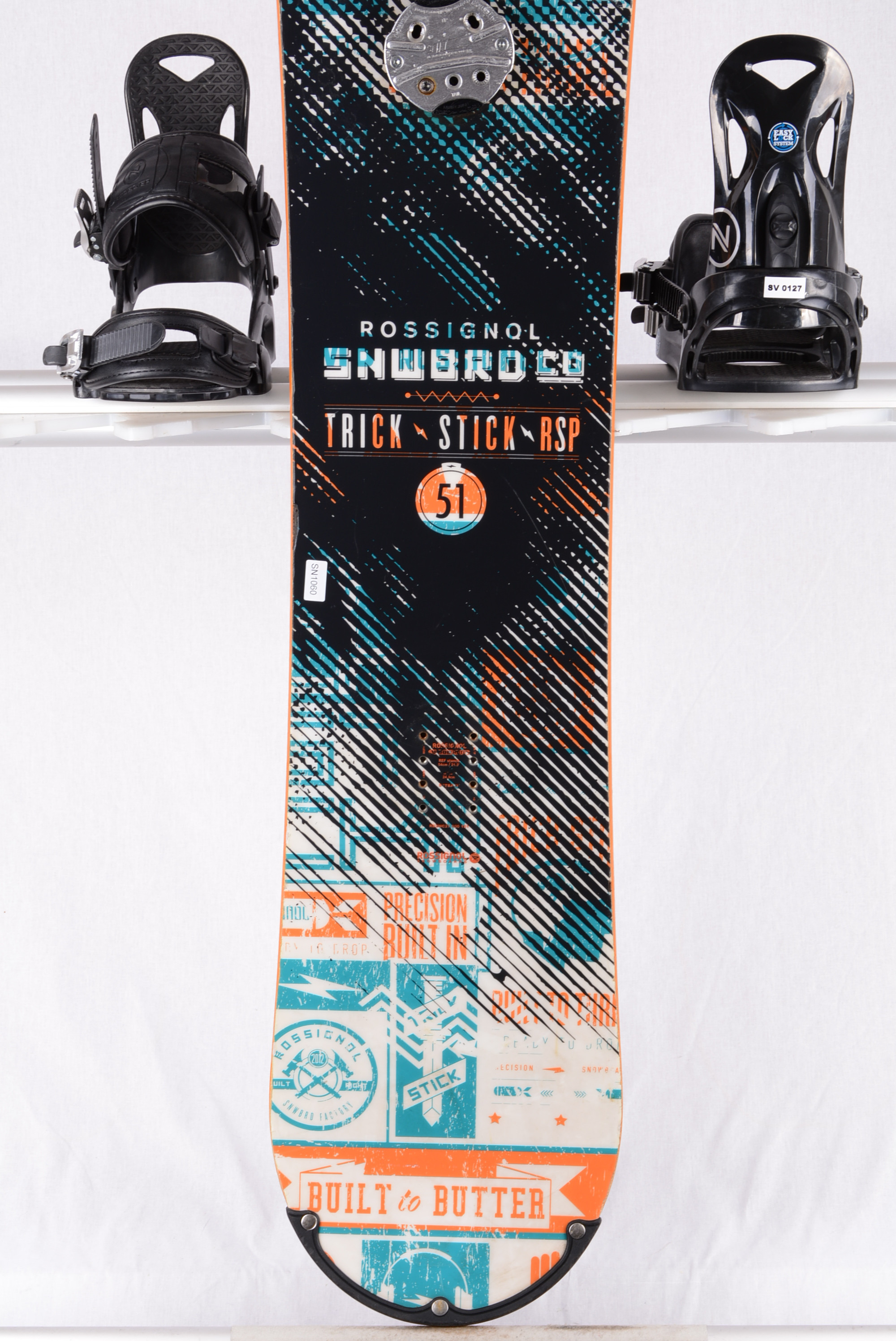 Snowboard Rossignol Trick Stick Rsp White Blue Woodcore Sidewall Rocker Mardosport Com