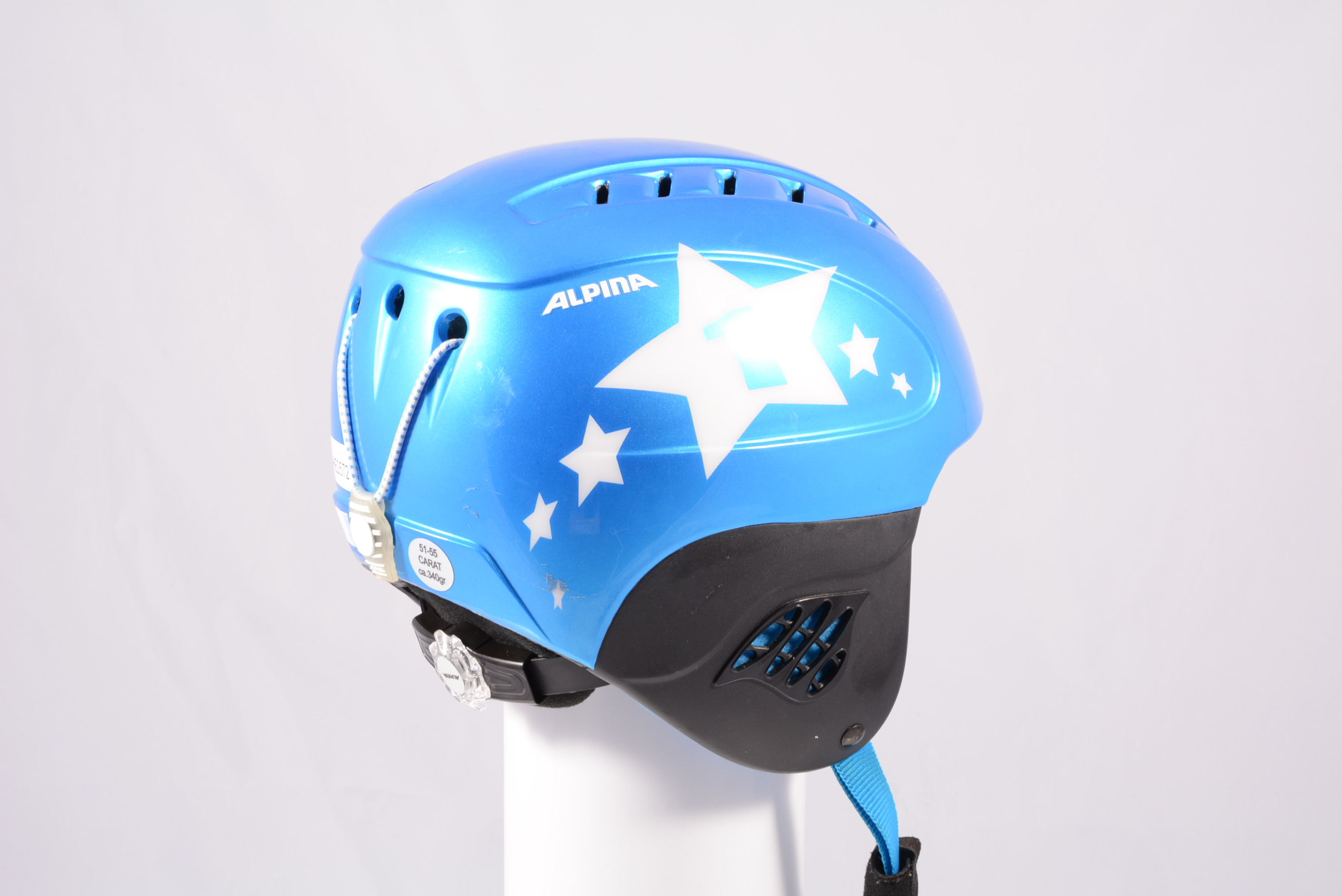 Onvergetelijk horizon laat staan ski/snowboard helmet ALPINA CARAT STAR, blue/white, adjustable -  Mardosport.com