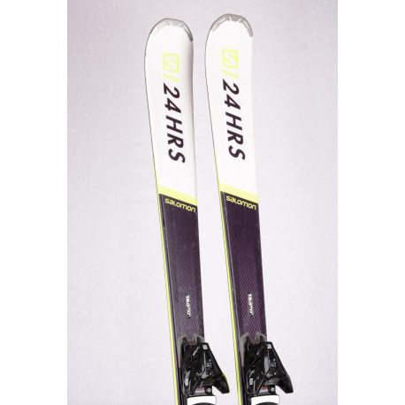 Kritiek veelbelovend Schurk skis SALOMON 24hrs MAX 2020, Woodcore, grip walk, titan + Salomon Z12 ( TOP  condition ) - Mardosport.com