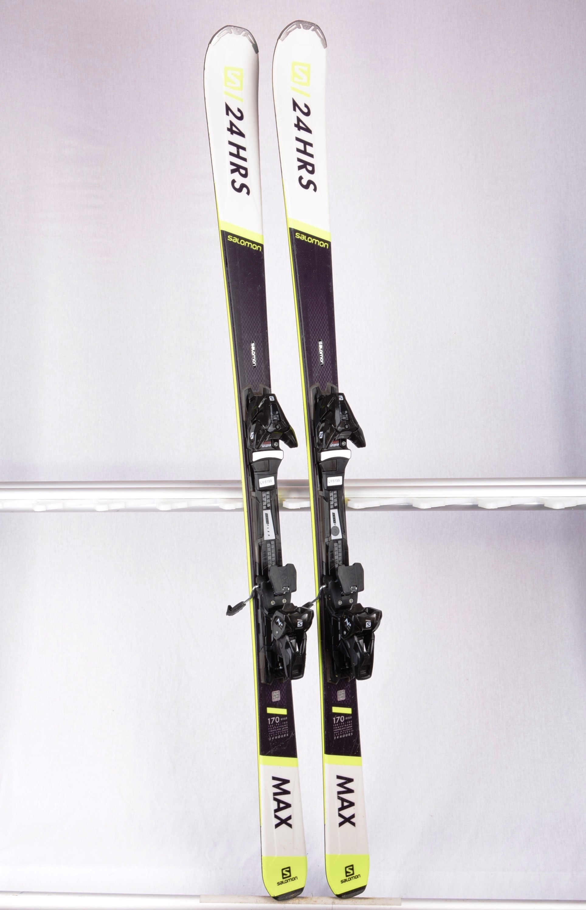Kritiek veelbelovend Schurk skis SALOMON 24hrs MAX 2020, Woodcore, grip walk, titan + Salomon Z12 ( TOP  condition ) - Mardosport.com