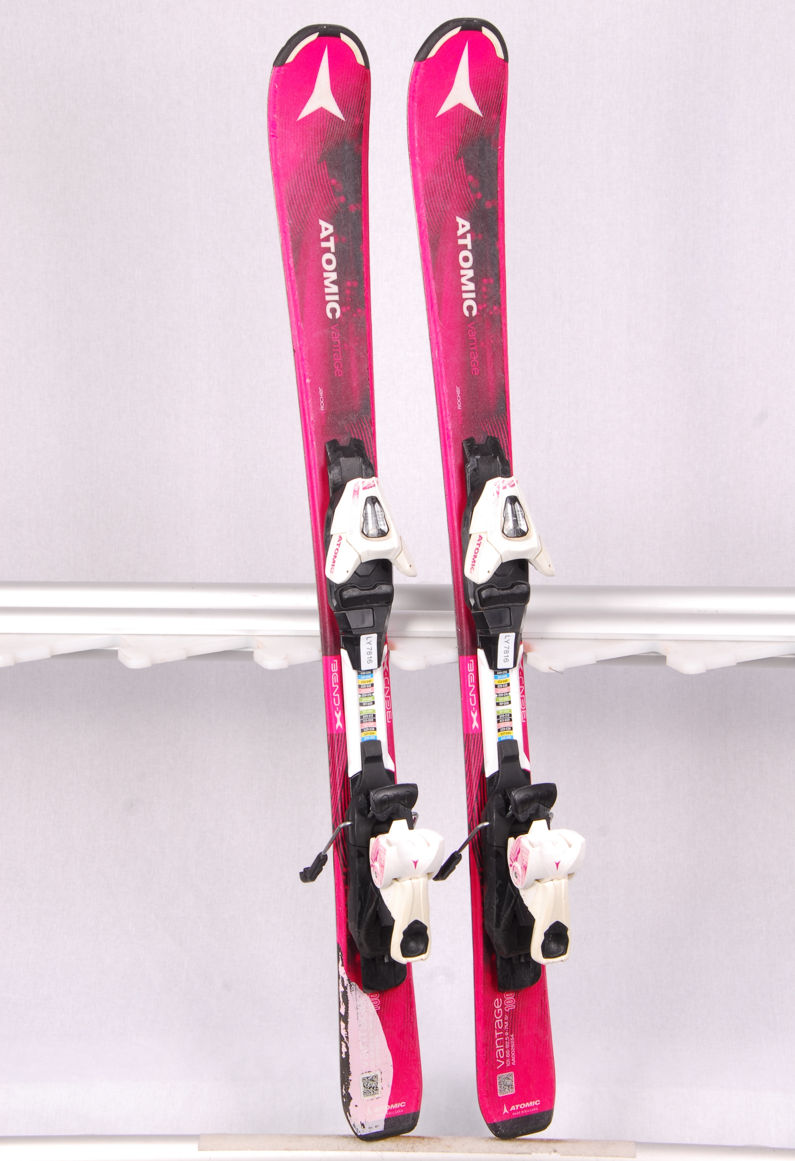 Ben depressief telex meesteres children's/junior skis ATOMIC VANTAGE GIRL II pink + Atomic C5 -  Mardosport.com