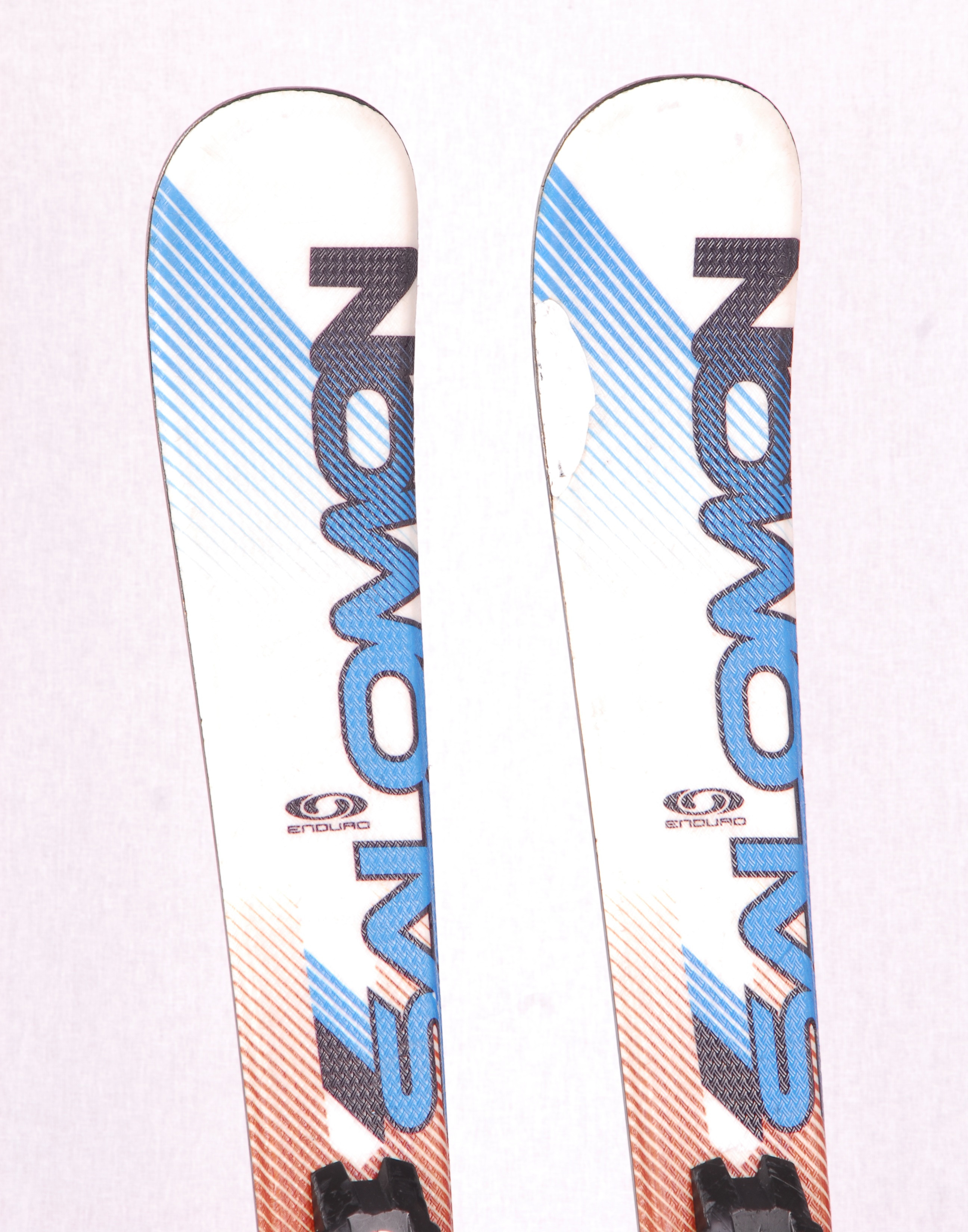 ventilatie Huisje consultant children's/junior skis SALOMON ENDURO 800 jr. monoque, white/blue + Salomon  CS 4.5 - Mardosport.com