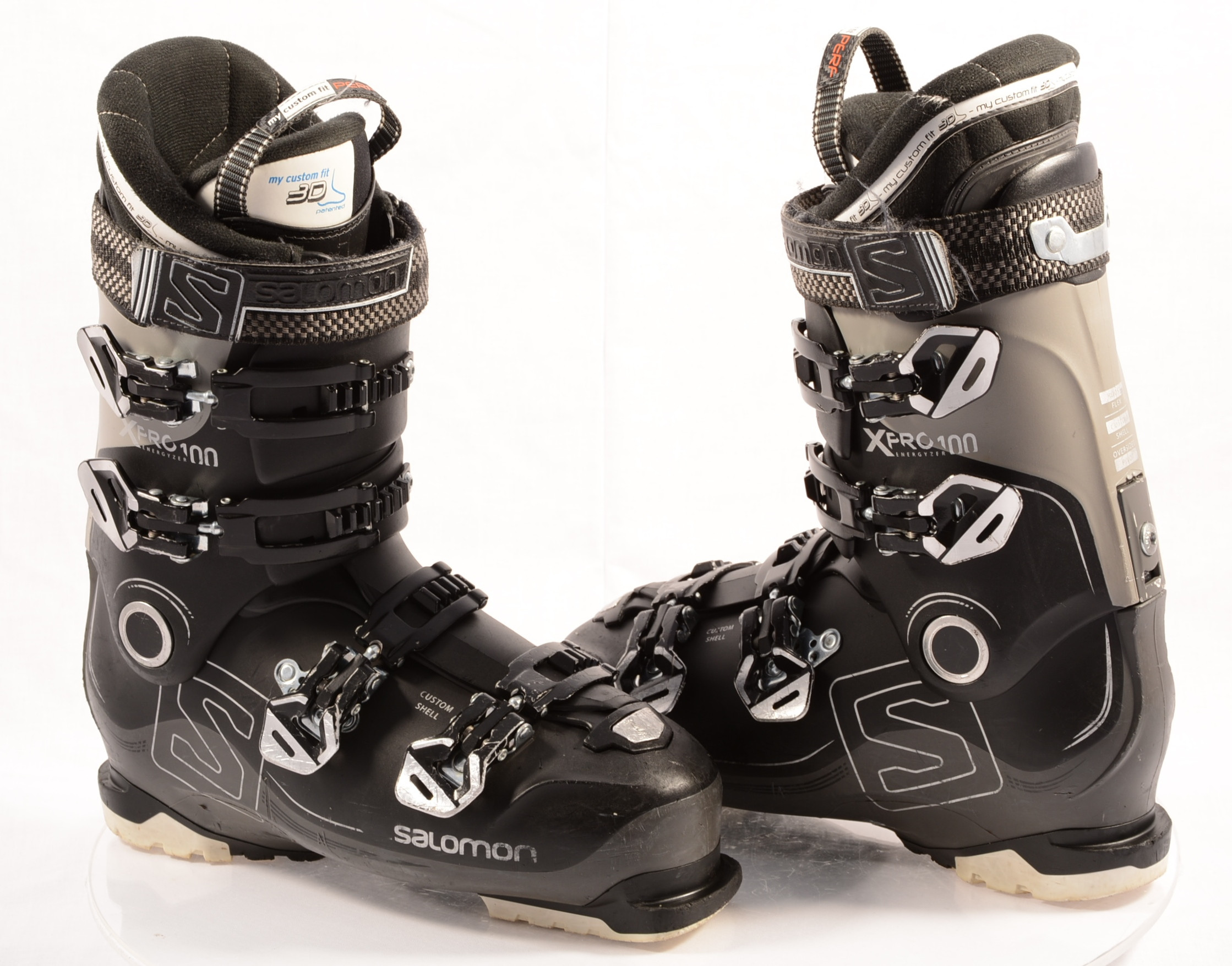 nevel Zonder twijfel Haan ski boots SALOMON X PRO 100 BLACK, OVERSIZED pivot, CUSTOM shell, MY CUSTOM  FIT PERF 3D - Mardosport.com