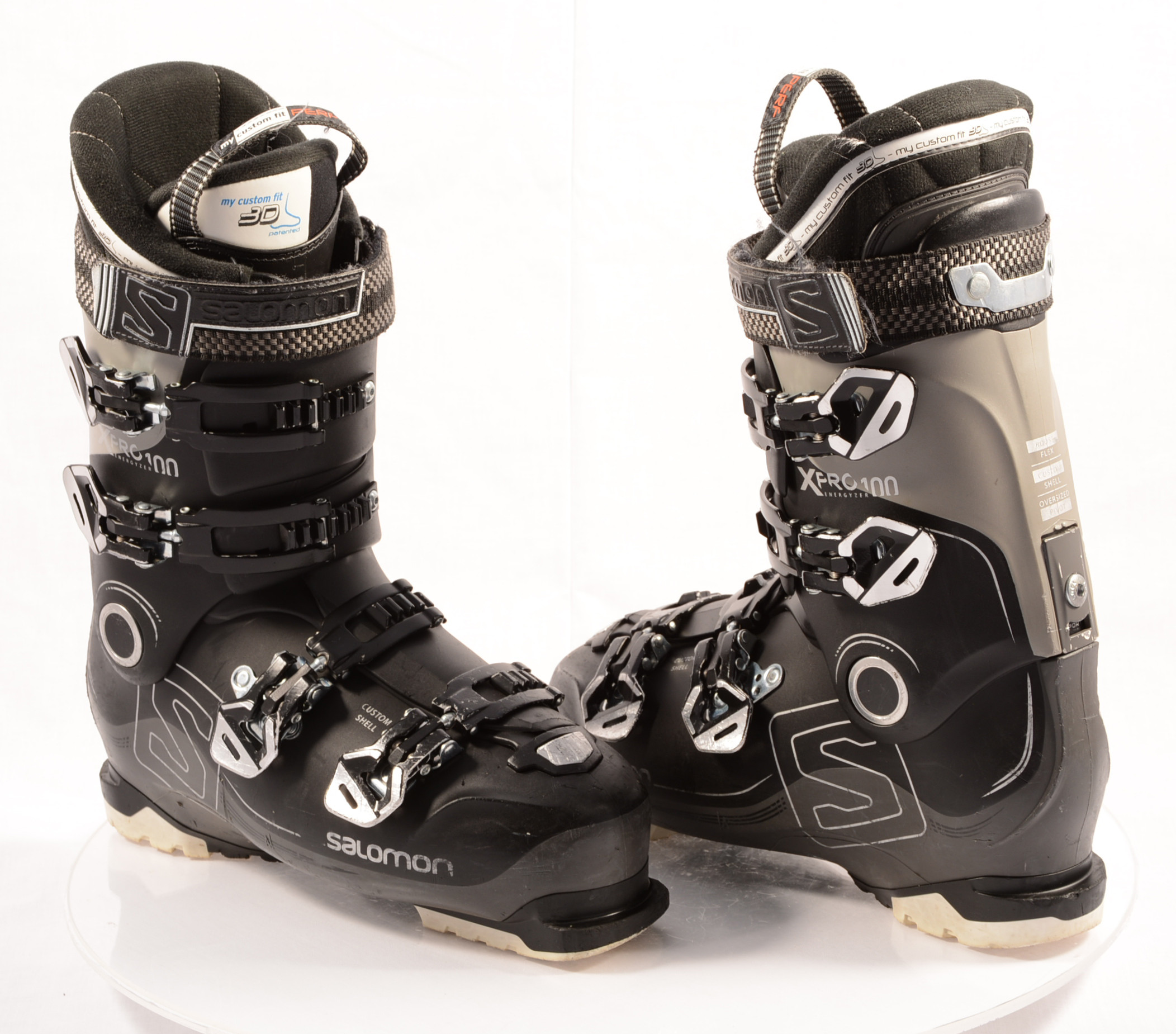 globaal Dicteren bovenstaand ski boots SALOMON X PRO 100 BLACK, OVERSIZED pivot, CUSTOM shell, MY CUSTOM  FIT PERF 3D - Mardosport.com