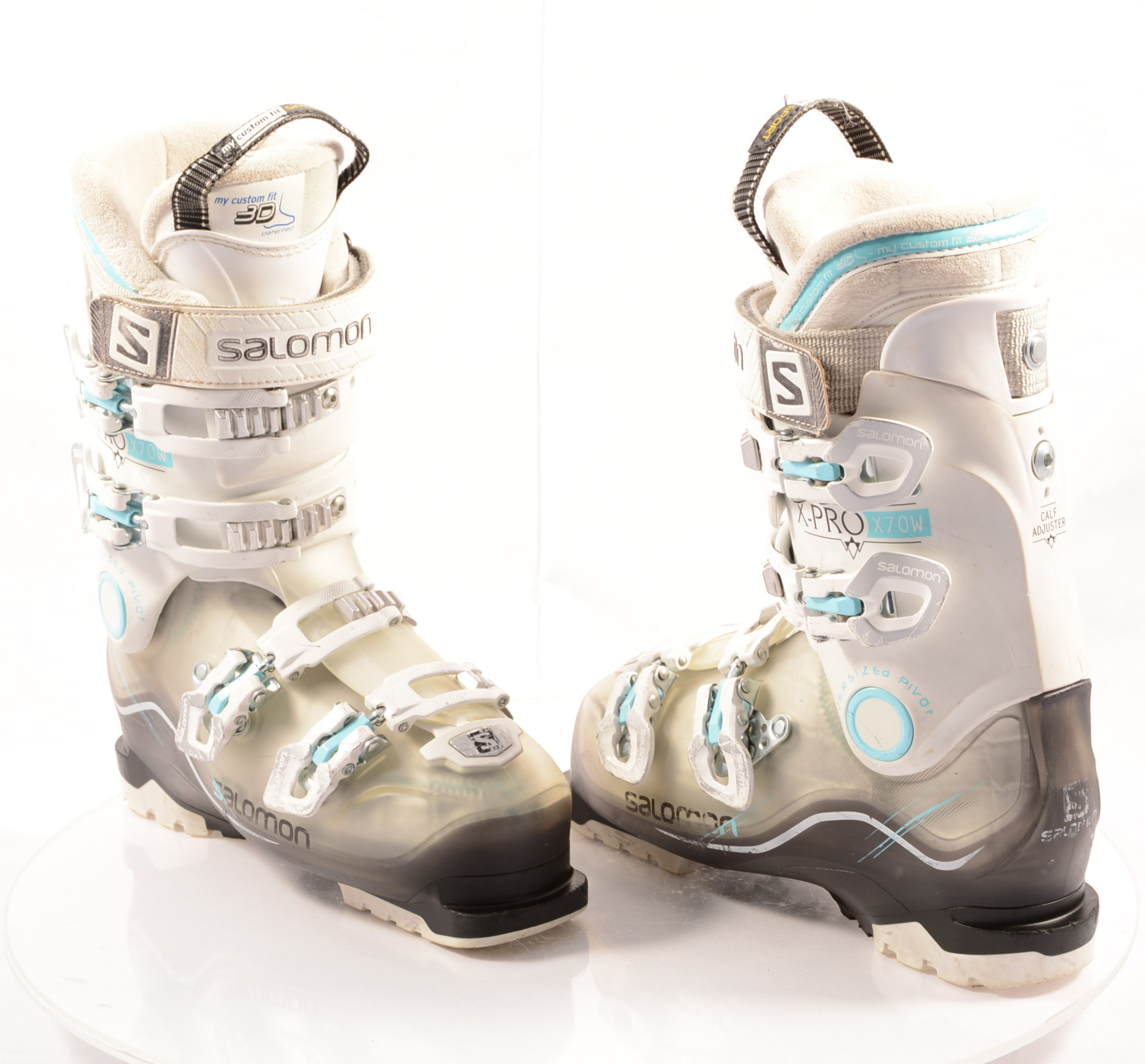 katoen rijst hoop chaussures ski femme SALOMON X PRO X70 W, MY CUSTOM FIT 3D SPORT, OVERSIZED  pivot, CALF adj., micro, macro - Mardosport.fr