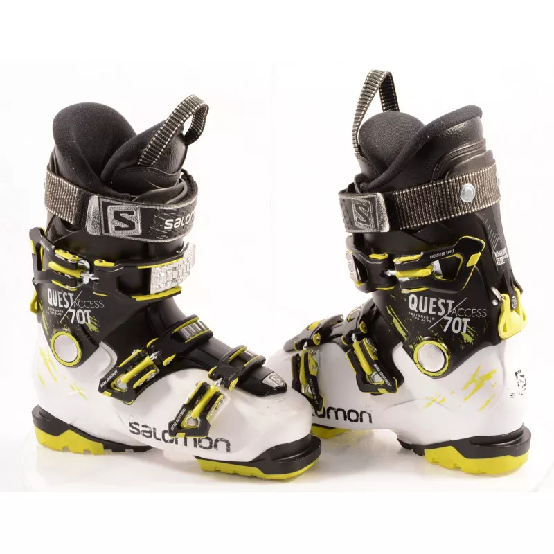 ski boots SALOMON QUEST ACCESS 70 T, OVERSIZED lever, MAGNESIUM backbone, SKI/WALK, macro ( TOP ) - Mardosport.co.uk