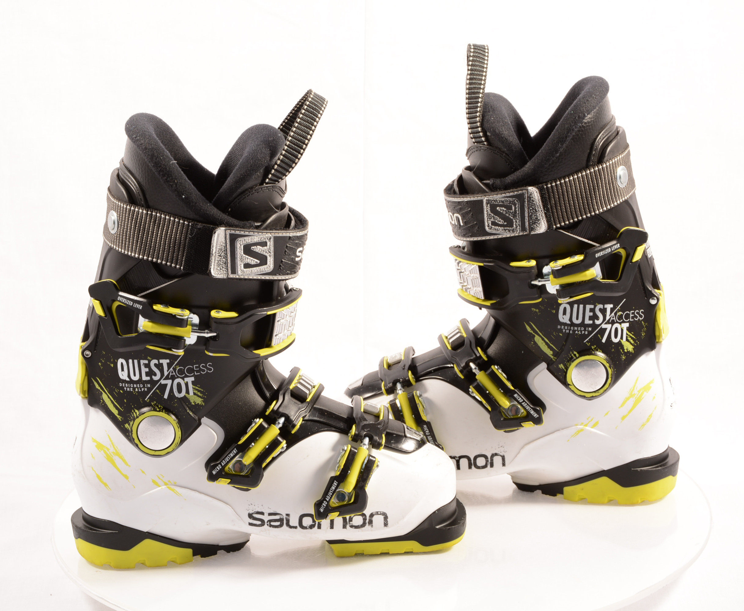 Of impuls band ski boots SALOMON QUEST ACCESS 70 T, OVERSIZED lever, MAGNESIUM backbone,  SKI/WALK, micro, macro ( TOP condition ) - Mardosport.co.uk