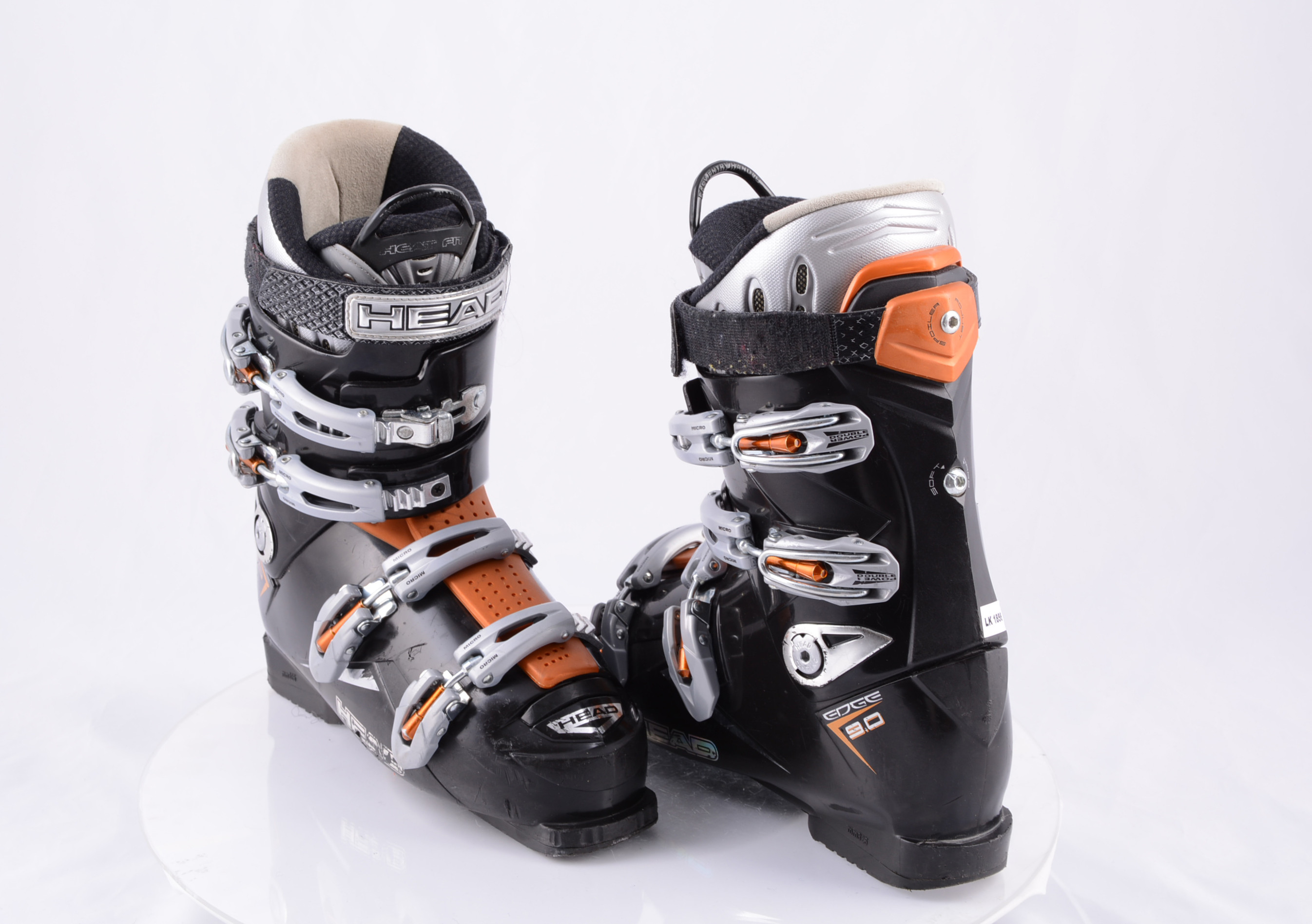 galop Thermisch baseren ski boots HEAD EDGE 9.0 BLACK/orange, micro, macro, SOFTER, canting,  SPOILER rolus, micro, macro - Mardosport.com