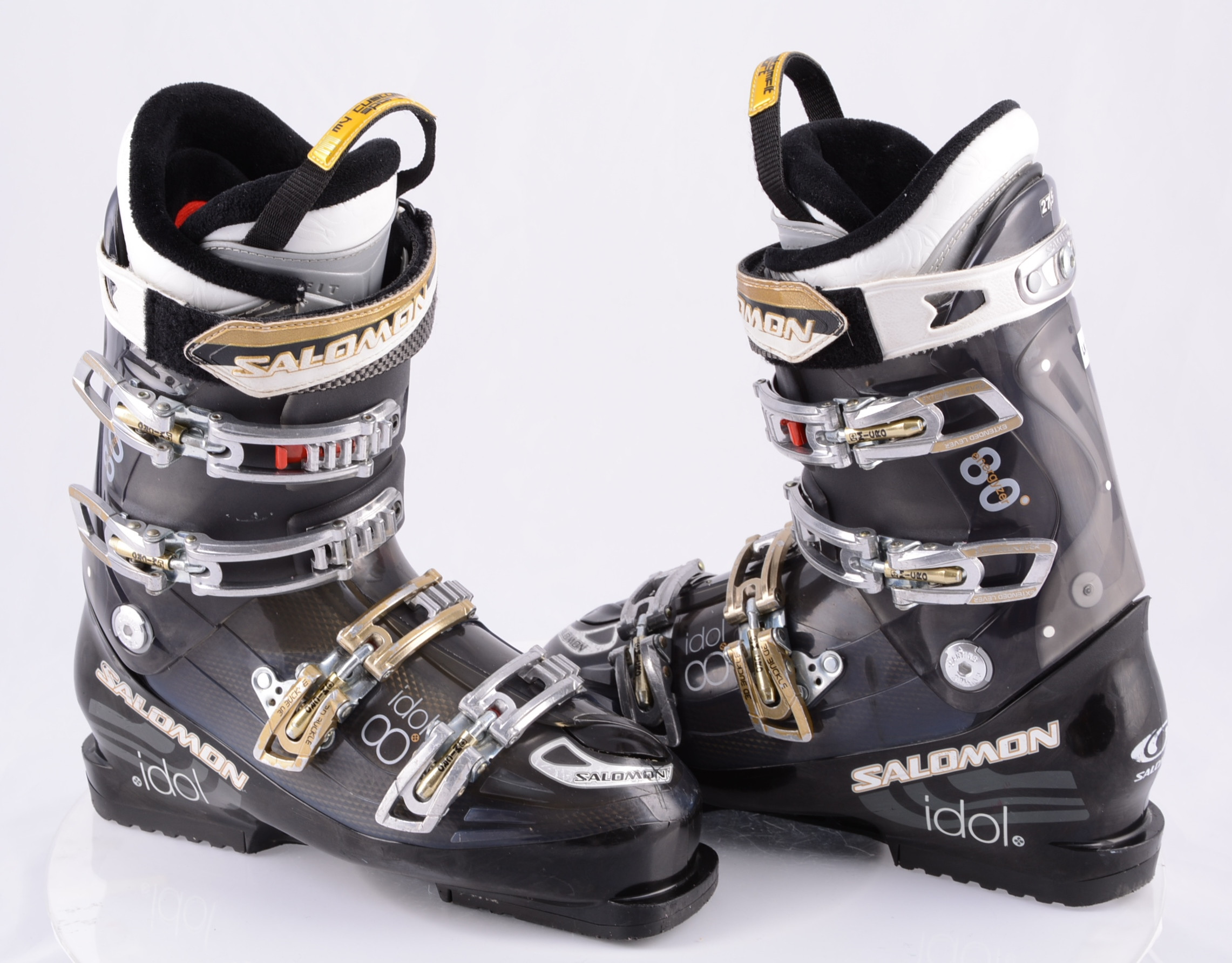 matras Achternaam Heiligdom women's ski boots SALOMON IDOL 8, MY CUSTOMFIT sport, micro, macro,  canting, energyzer 80 ( TOP condition ) - Mardosport.com