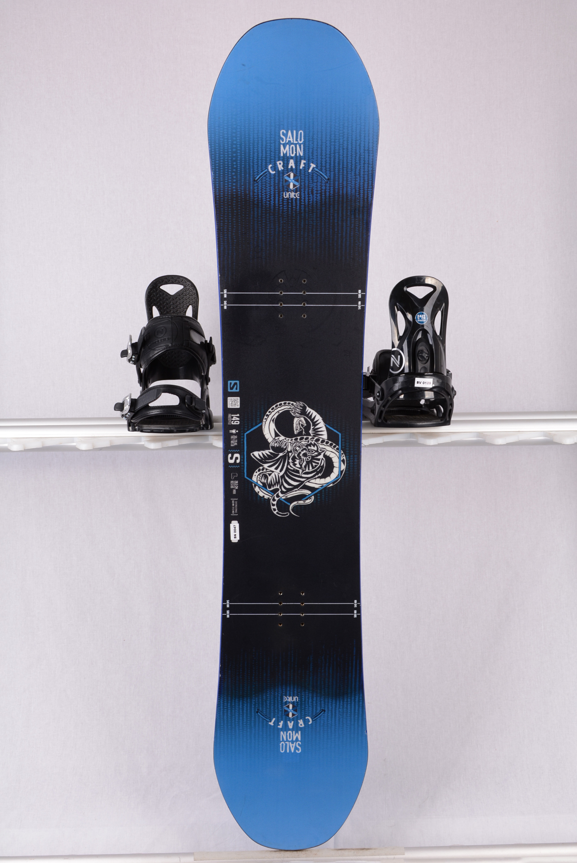 De vreemdeling Groot Keizer snowboard SALOMON CRAFT UNITE 2019, black/blue, freestyle, woodcore,  sidecut, FLAT/camber - Mardosport.com