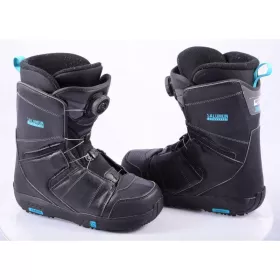 Buik vasthouden Pijlpunt snowboard boots SALOMON FACTION BOA, BOA technology, BLACK/red -  Mardosport.com