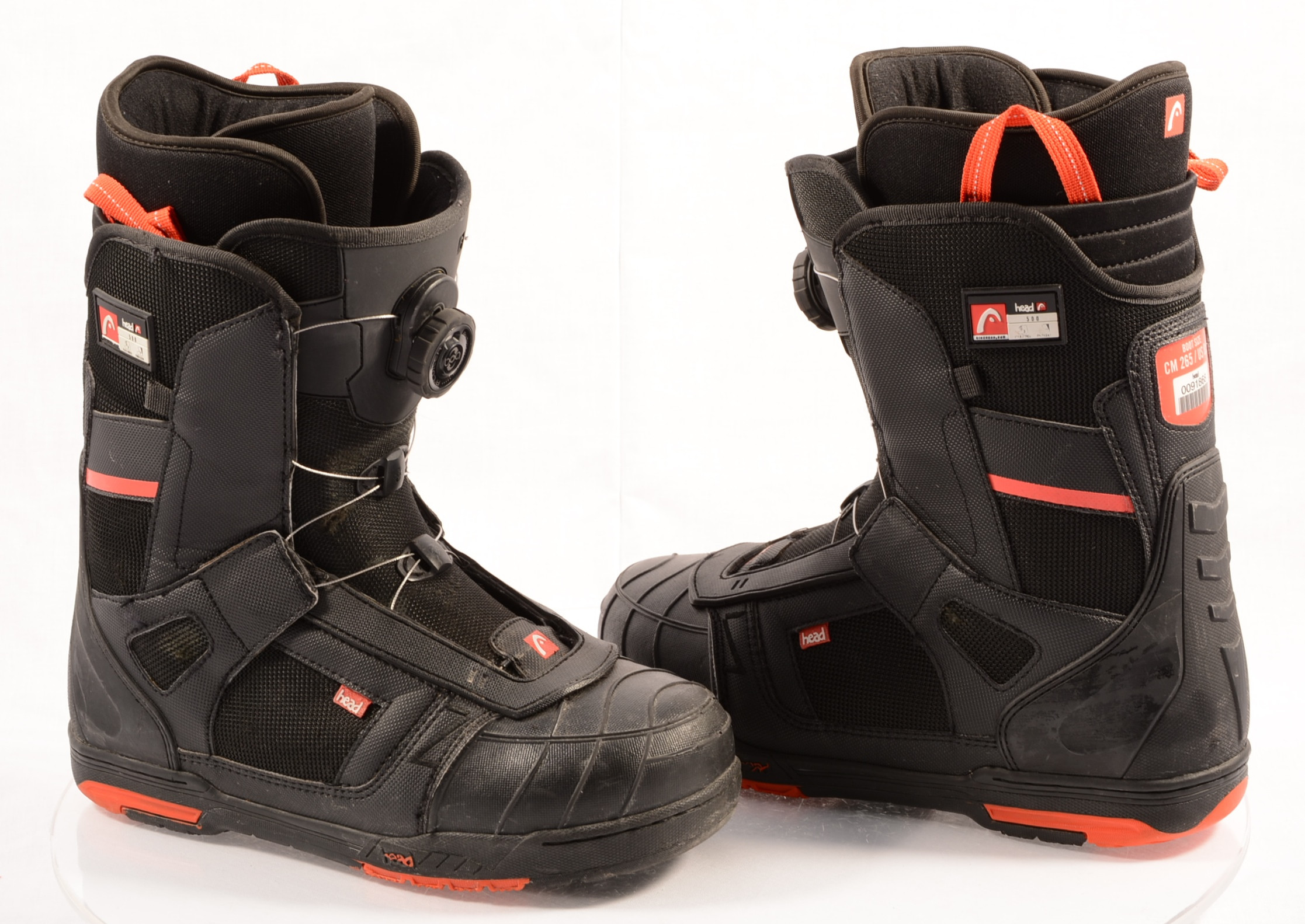 levering aan huis Wennen aan Gepensioneerde snowboard boots HEAD 500 4D BOA tech, POLYGIENE, BLACK/red ( TOP condition  ) - Mardosport.com