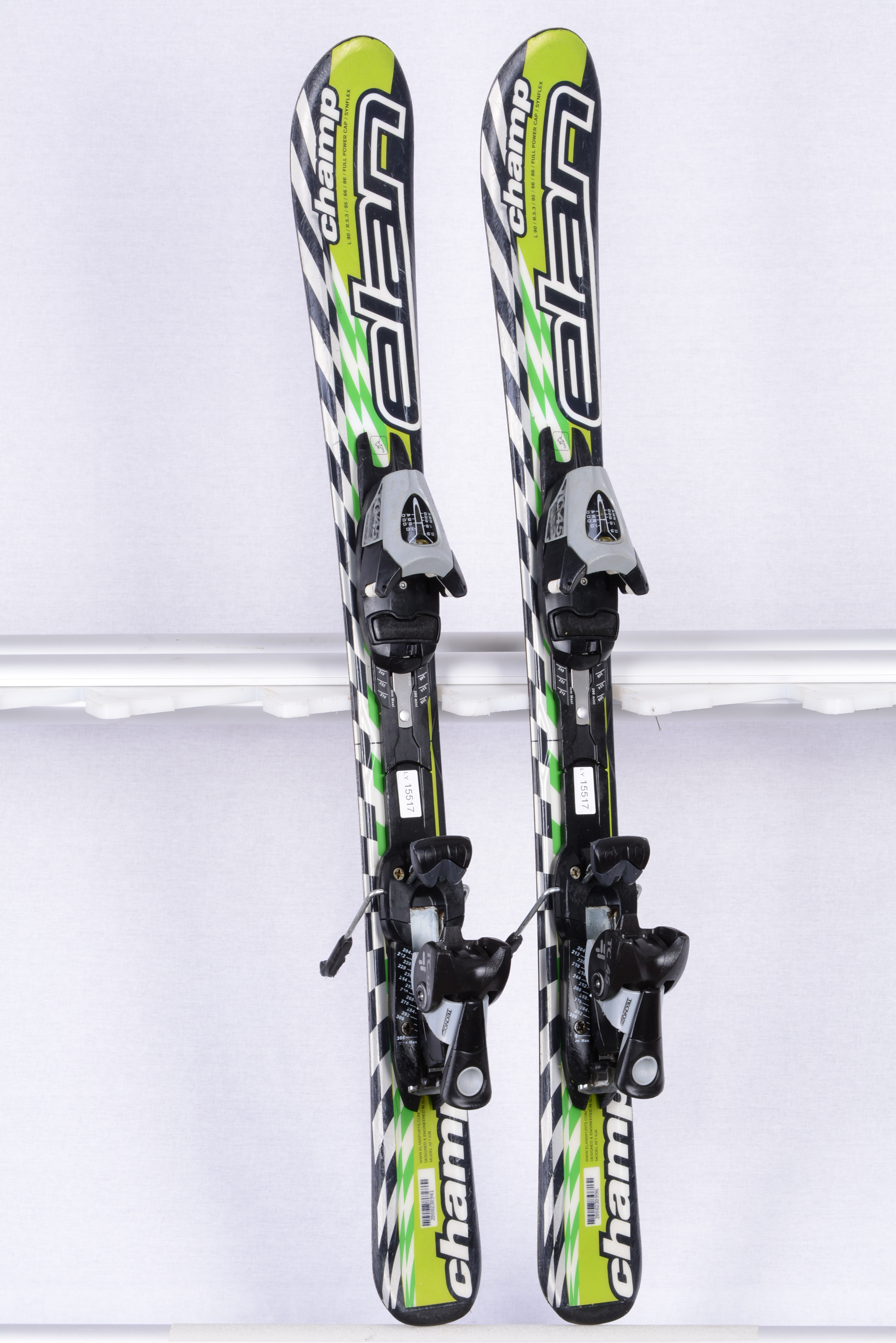Jonge dame grot Demonteer kinder ski's ELAN CHAMP Green + Tecno Pro TC 4.5 - Mardosport.be
