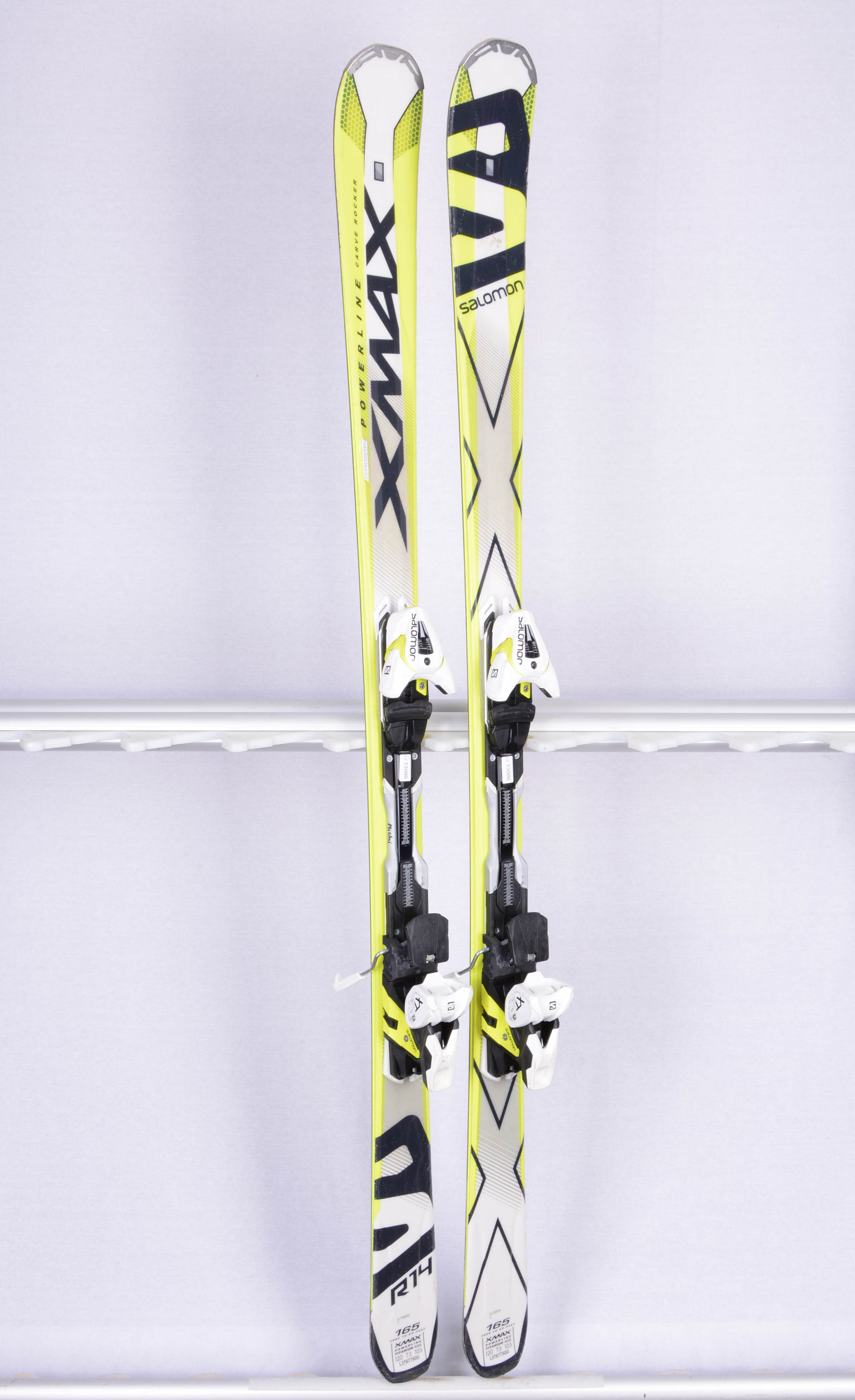 Skiën Schipbreuk stap in skis SALOMON XMAX X10, Powerline carbon, carve rocker, full Ti Backbone + Salomon  XT 12 - Mardosport.com