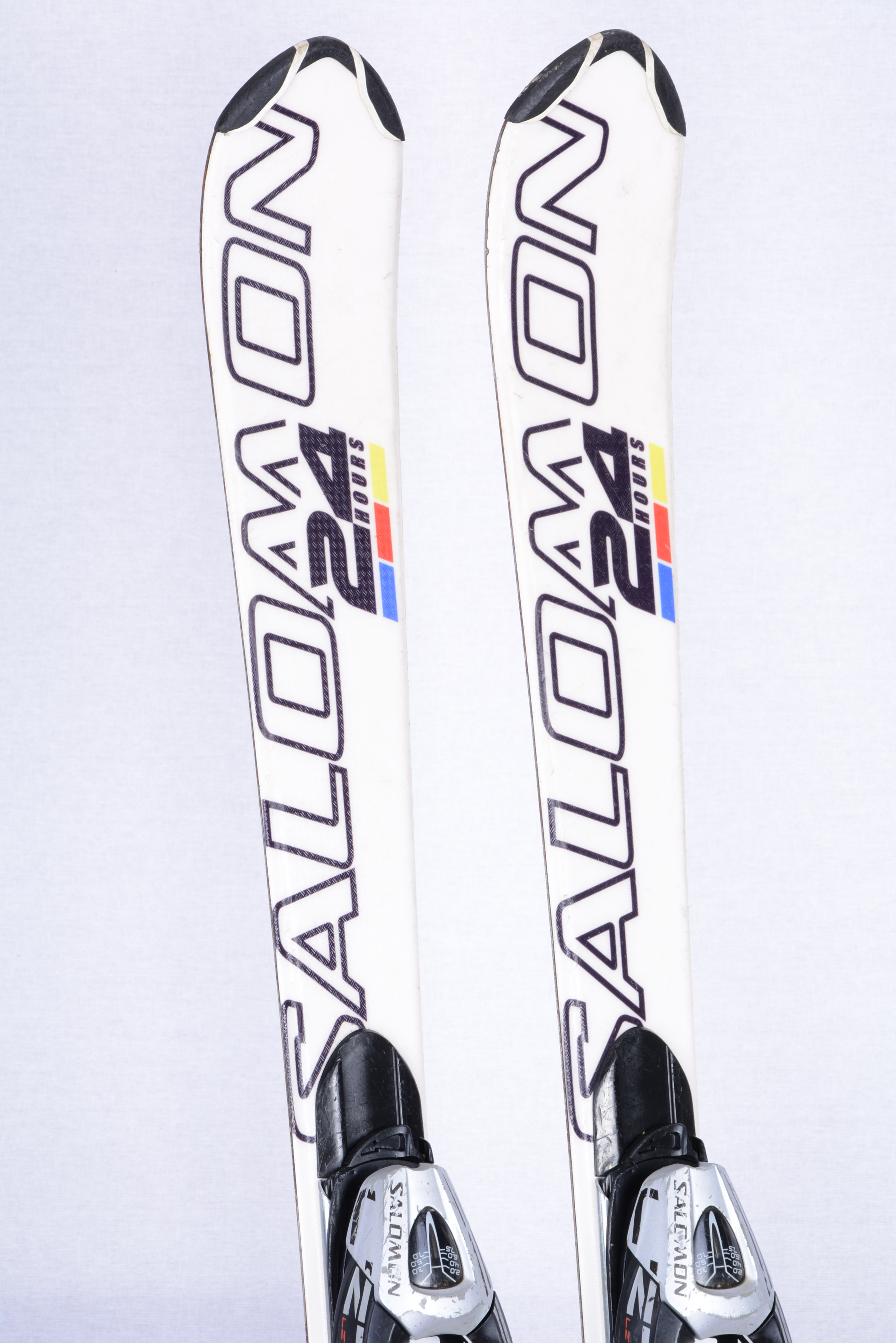 kinder ski's SALOMON 24hrs RACE, WHITE + Salomon LZ - Mardosport.be