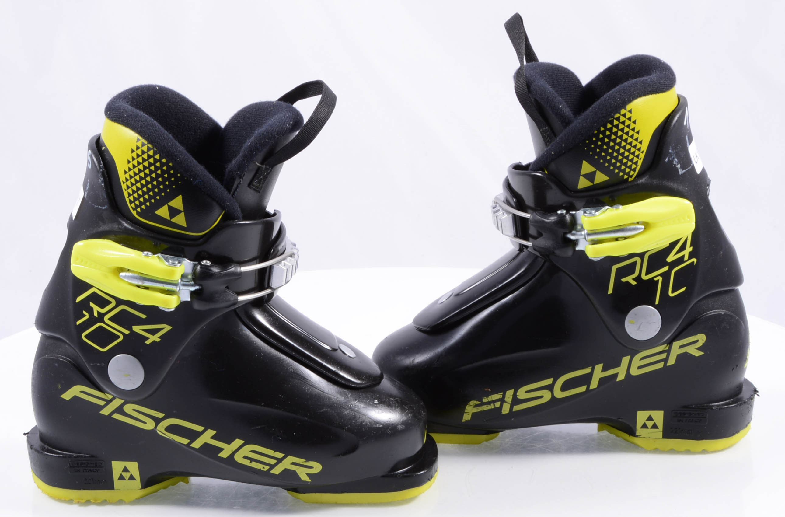 Bloesem buitenaards wezen galblaas kinder skischoenen FISCHER RC4 10 Jr, 2022, BLACK/yellow - Mardosport.nl