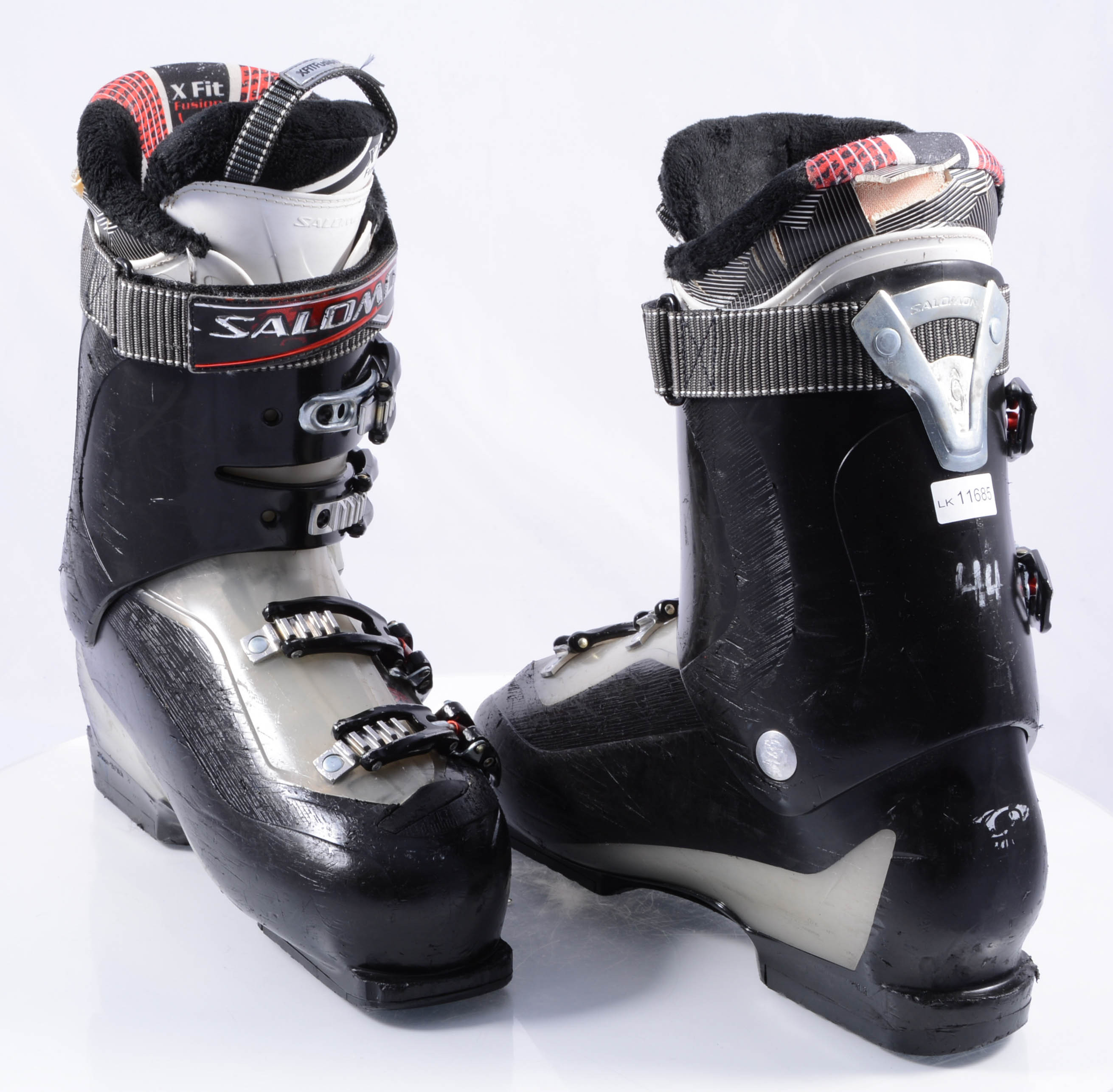 ski boots SALOMON MISSION 70, energyzer 70, X fusion, micro, black/trans/red -