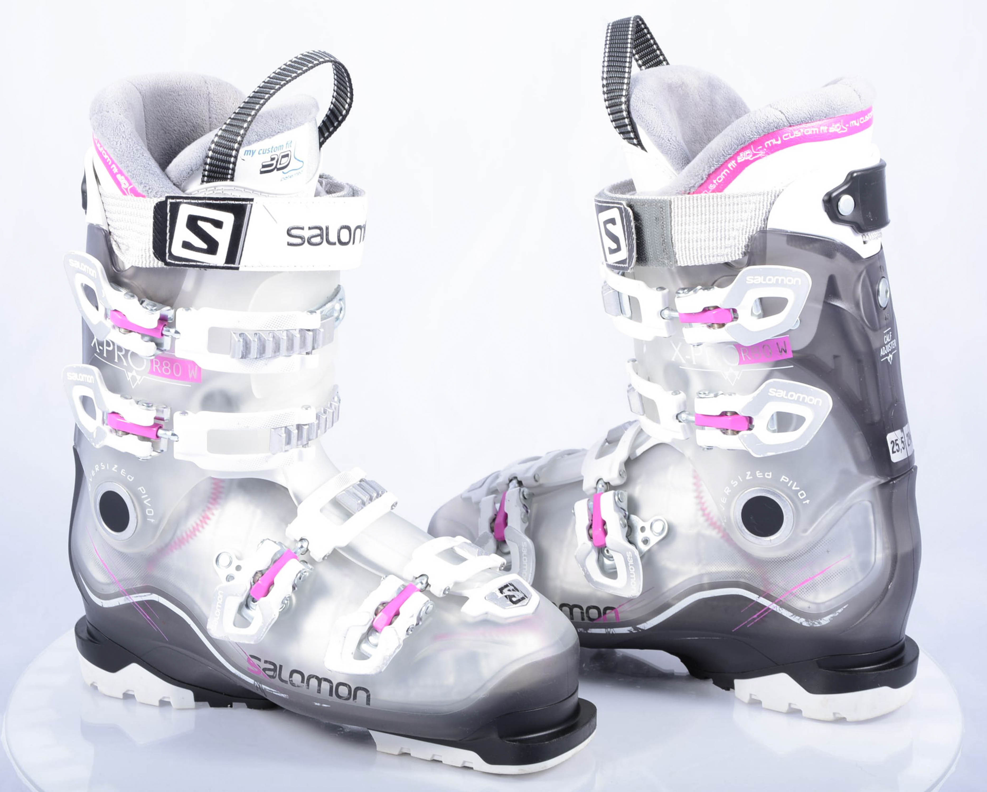 ski boots SALOMON X-PRO transp/cykl, Oversized pivot, My custom fit 3D, micro, macro - Mardosport.com