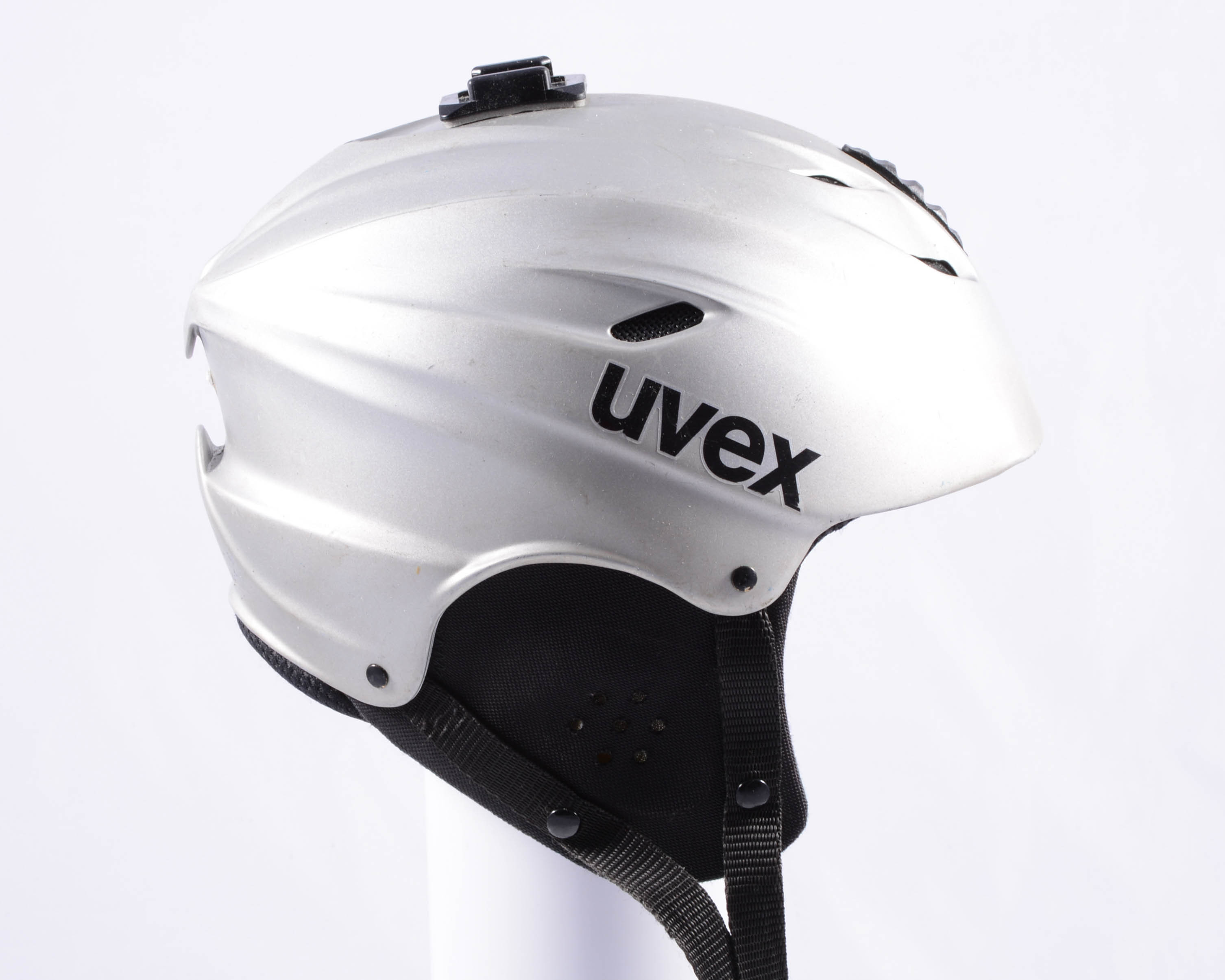 tij Continentaal bestellen ski/snowboard helmet UVEX Silver/black - Mardosport.com