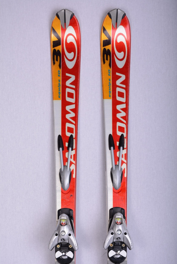 Barn royalty fond skis SALOMON EQUIPE 10 3V prolink + Salomon S912 Ti ( TOP condition ) -  Mardosport.com