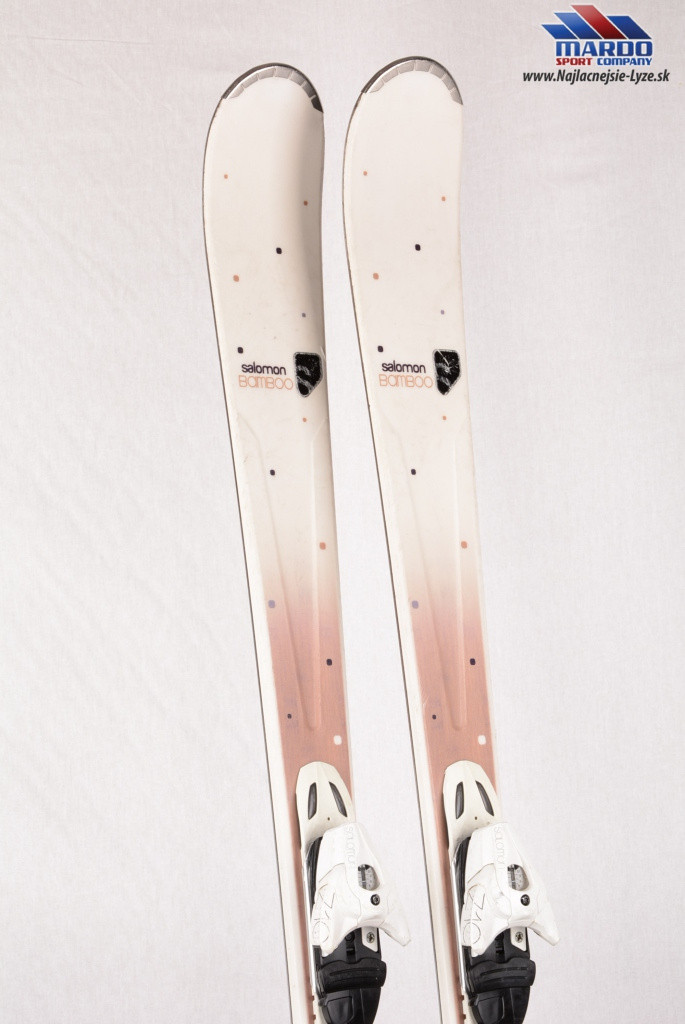 kaste støv i øjnene Kontinent krigerisk women's skis SALOMON BAMBOO, Light woodcore, white/brown + Salomon Z10 (  TOP condition ) - Mardosport.com