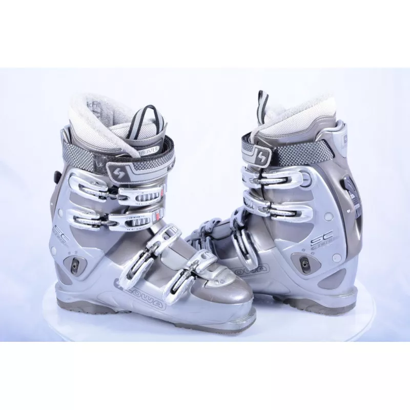 Peave adelaar Samuel women's ski boots LOWA SC 400 lady, GREY, Easy entry, anatomic fit canting,  SKI/WALK, wide narrow ( TOP condition ) - Mardosport.co.uk